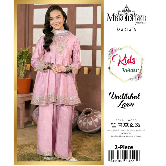Kids Luxury Lawn 2Pc