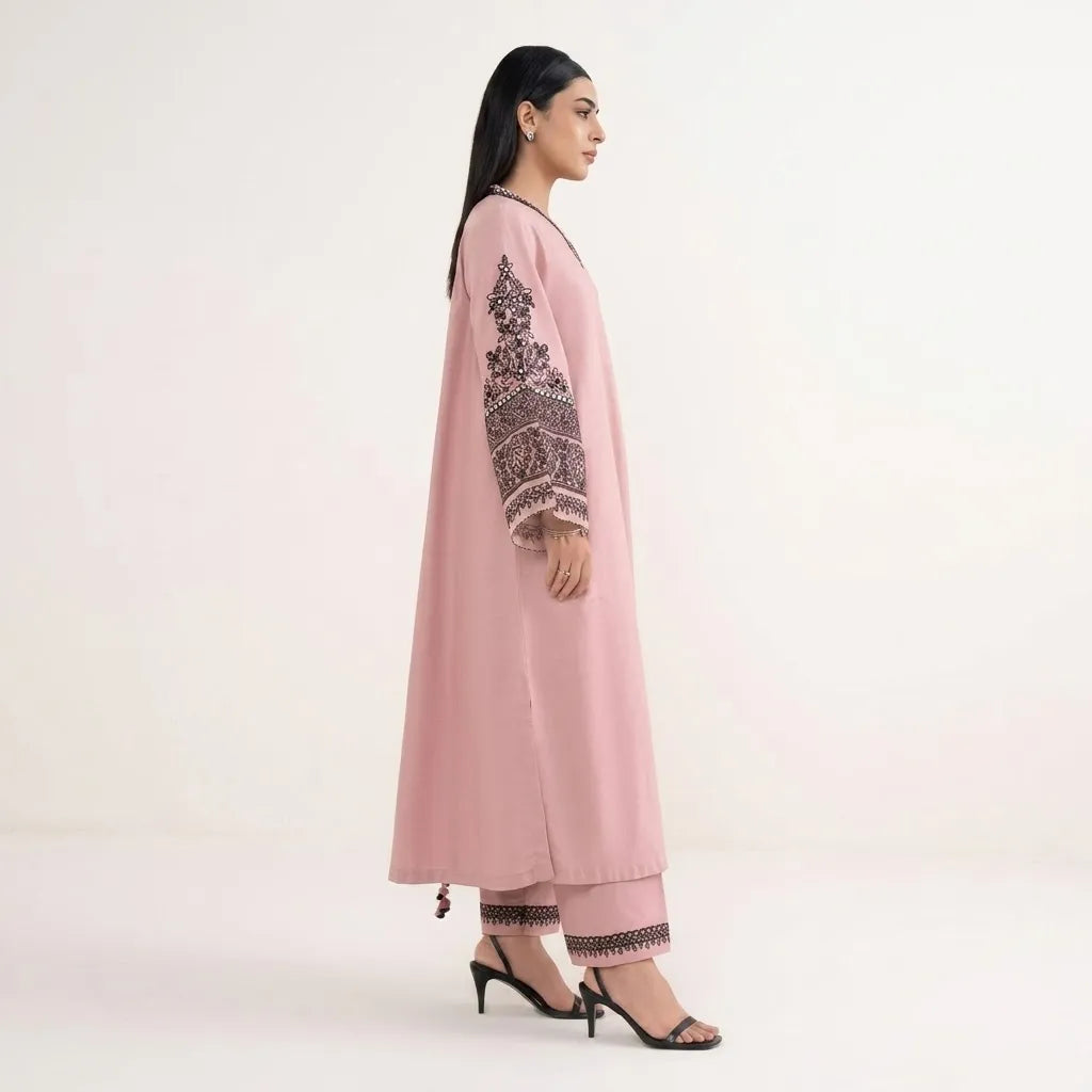 Luxury Dhanak Embroidered 3PC
