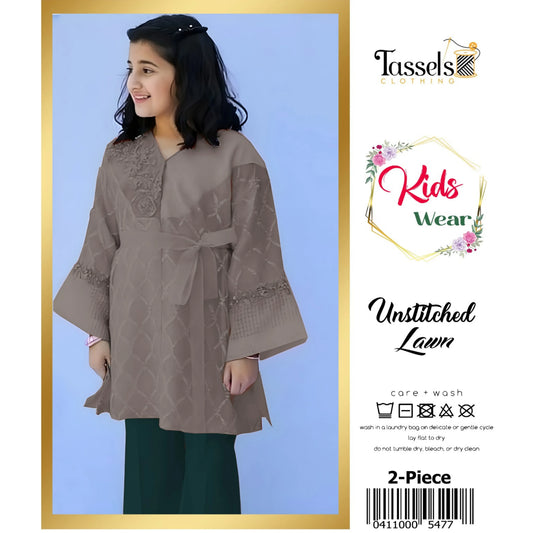 Kids Luxury Lawn 2Pc