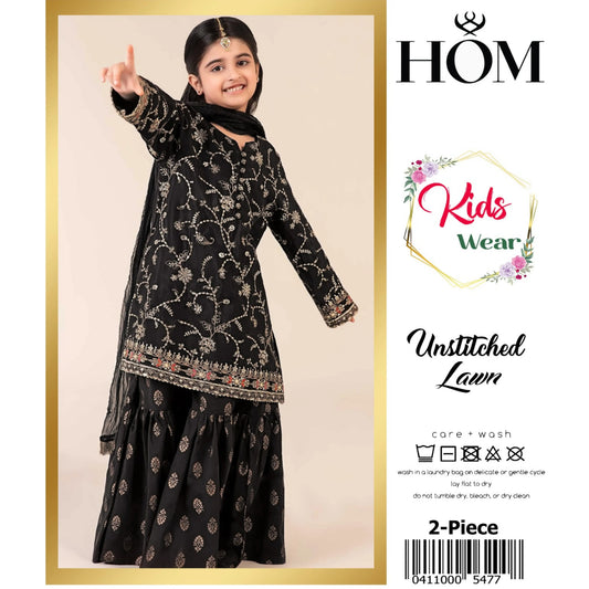 Kids Luxury Lawn 2Pc