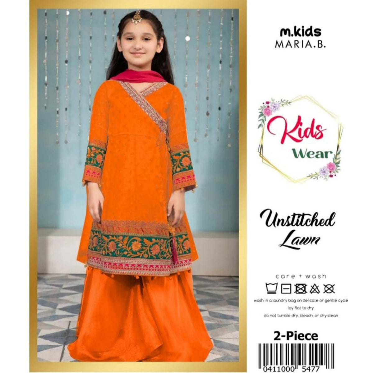 Kids Luxury Lawn 2Pc