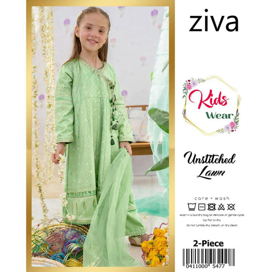 Kids Luxury Lawn 2Pc