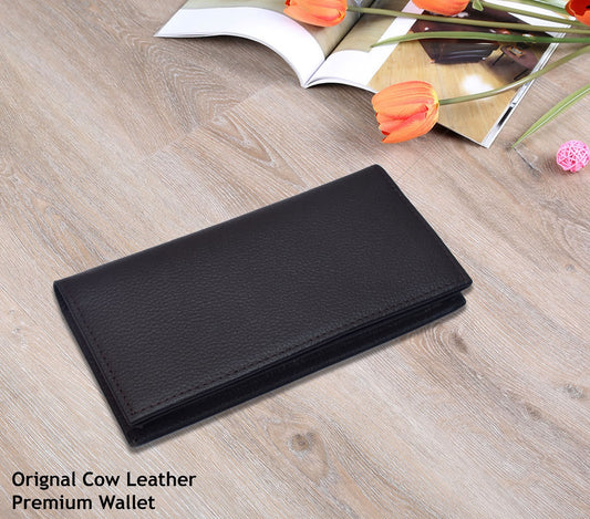 Long Original Cow Leather Wallet