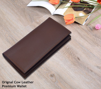 Long Original Cow Leather Wallet