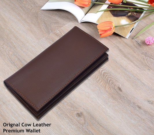 Long Original Cow Leather Wallet