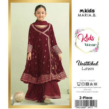 Kids Luxury Lawn 2Pc