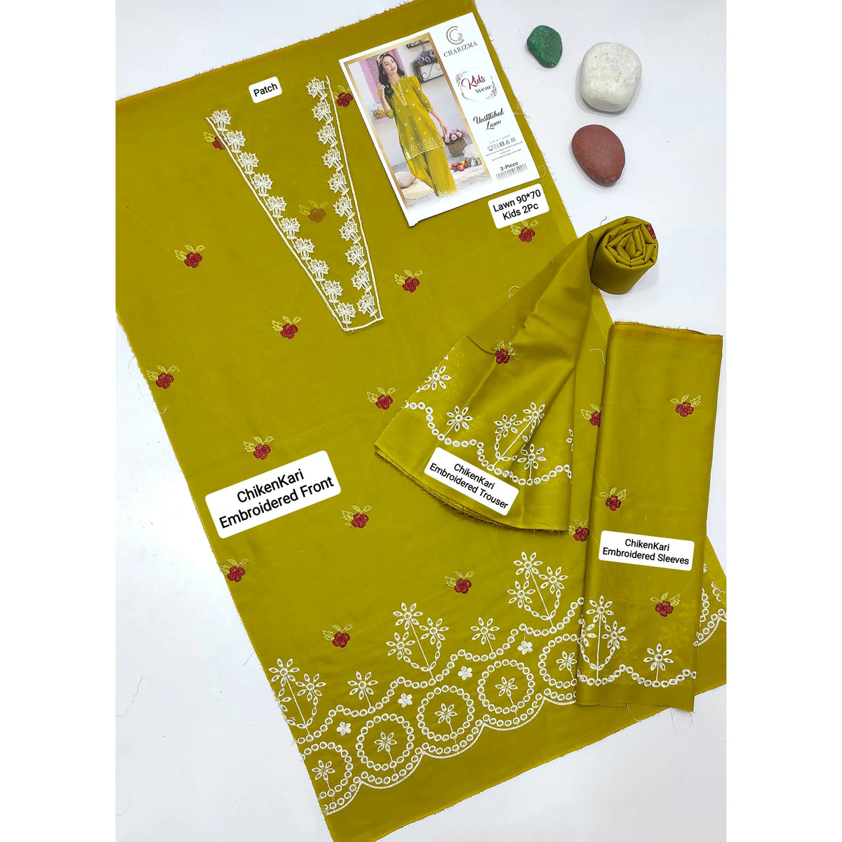 Kids Luxury Lawn 2Pc
