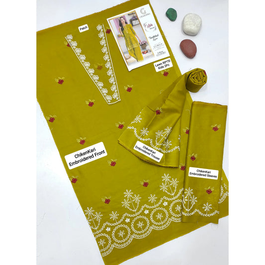 Kids Luxury Lawn 2Pc