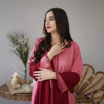 Luxury Dhanak Embroidered 3PC