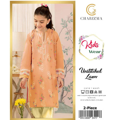 Kids Luxury Lawn 2Pc