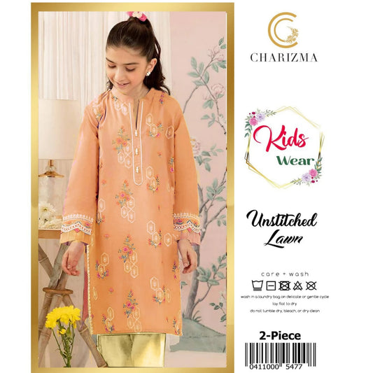 Kids Luxury Lawn 2Pc