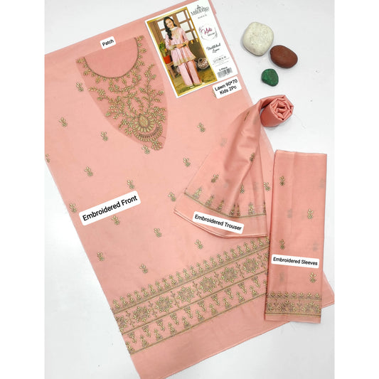 Kids Luxury Lawn 2Pc