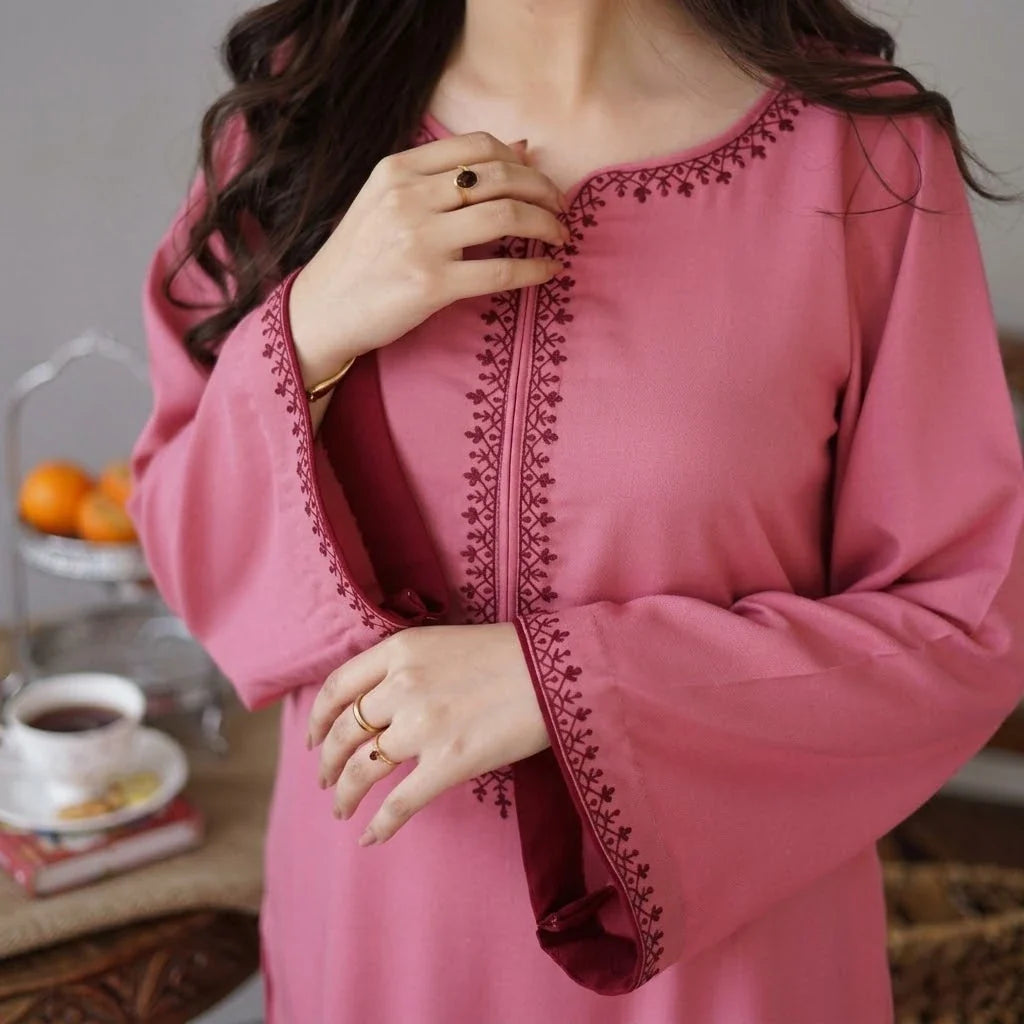 Luxury Dhanak Embroidered 3PC