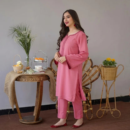 Luxury Dhanak Embroidered 3PC