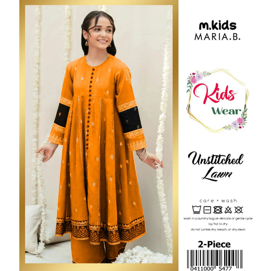 Kids Luxury Lawn 2Pc