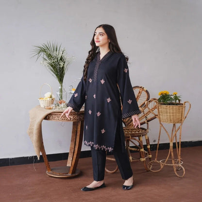 Luxury Dhanak Embroidered 3PC