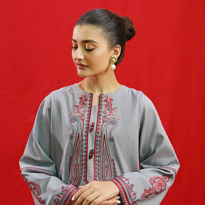 Luxury Dhanak Embroidered 3PC