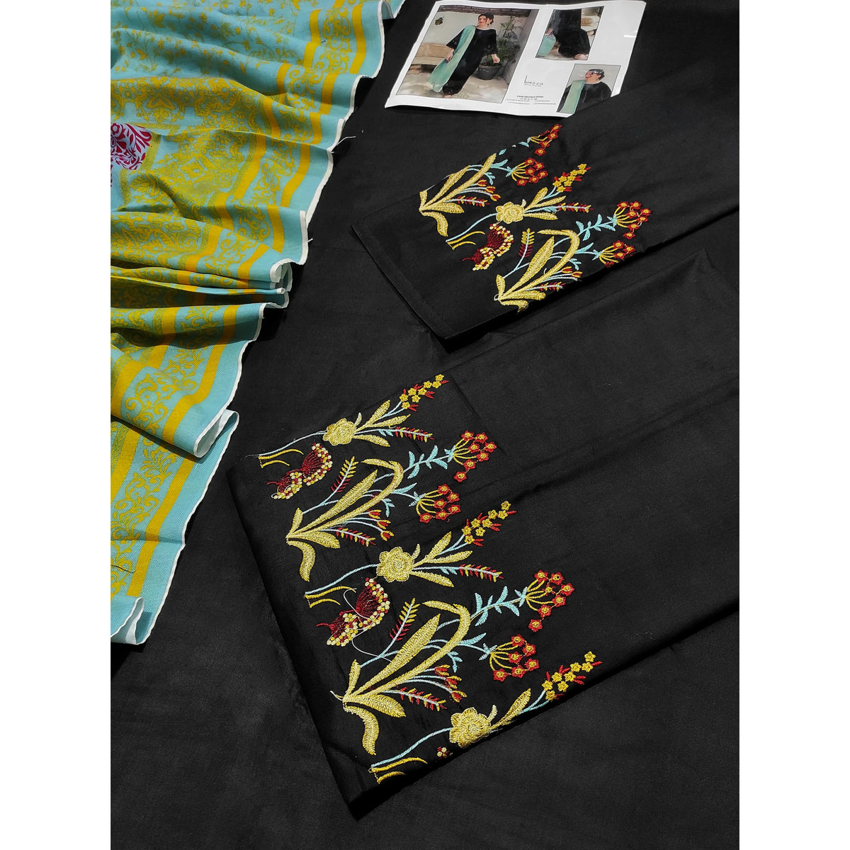 Luxury Dhanak Embroidered 3PC