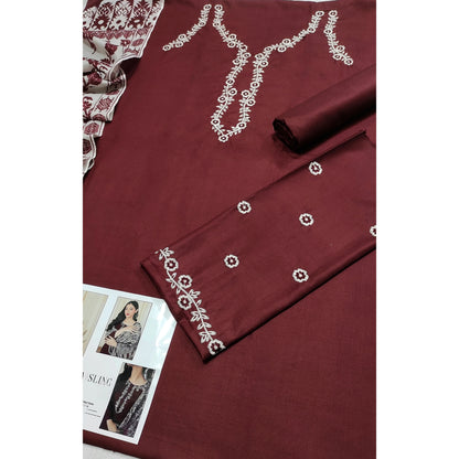 Luxury Dhanak Embroidered 3PC