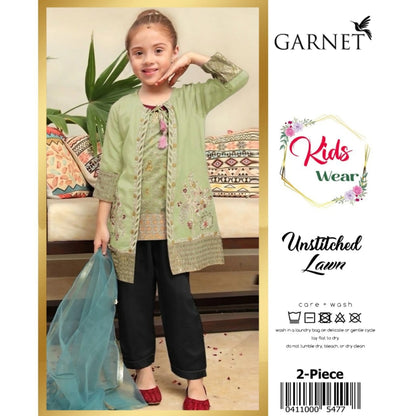 Kids Luxury Lawn 2Pc