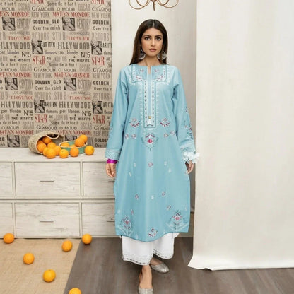 Luxury Dhanak Embroidered 3PC