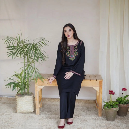 Luxury Dhanak Embroidered 3PC