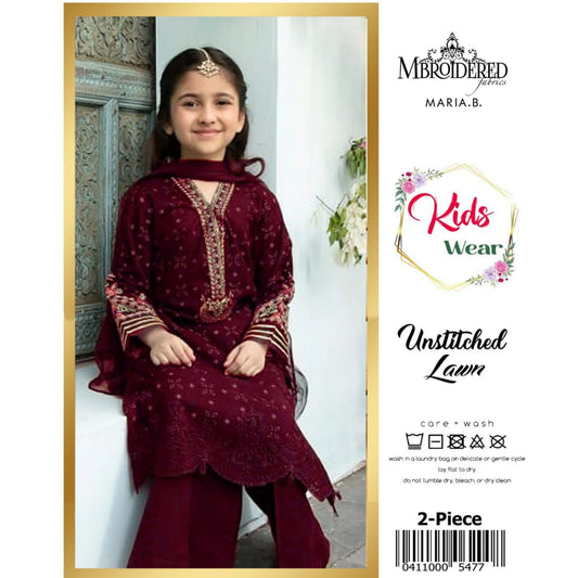Kids Luxury Lawn 2Pc