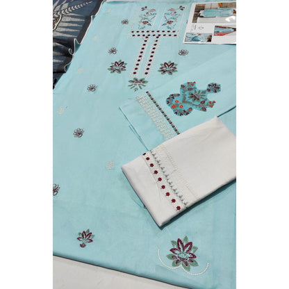 Luxury Dhanak Embroidered 3PC