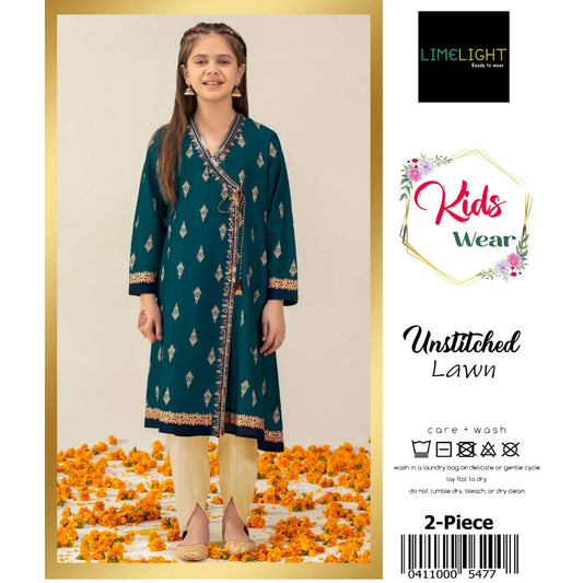 Kids Luxury Lawn 2Pc
