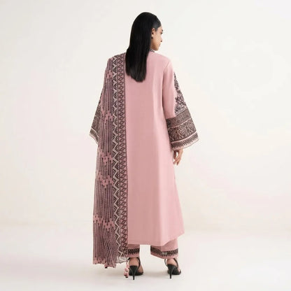 Luxury Dhanak Embroidered 3PC