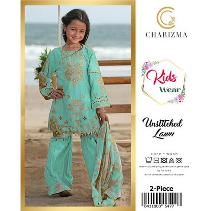 Kids Luxury Lawn 2Pc