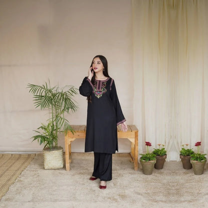 Luxury Dhanak Embroidered 3PC