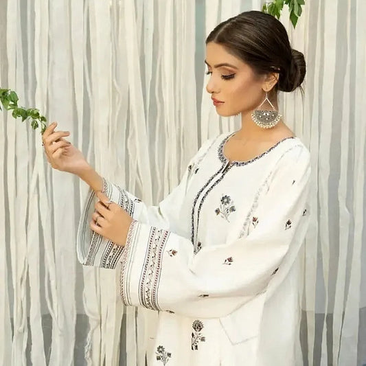 Luxury Dhanak Embroidered 3PC
