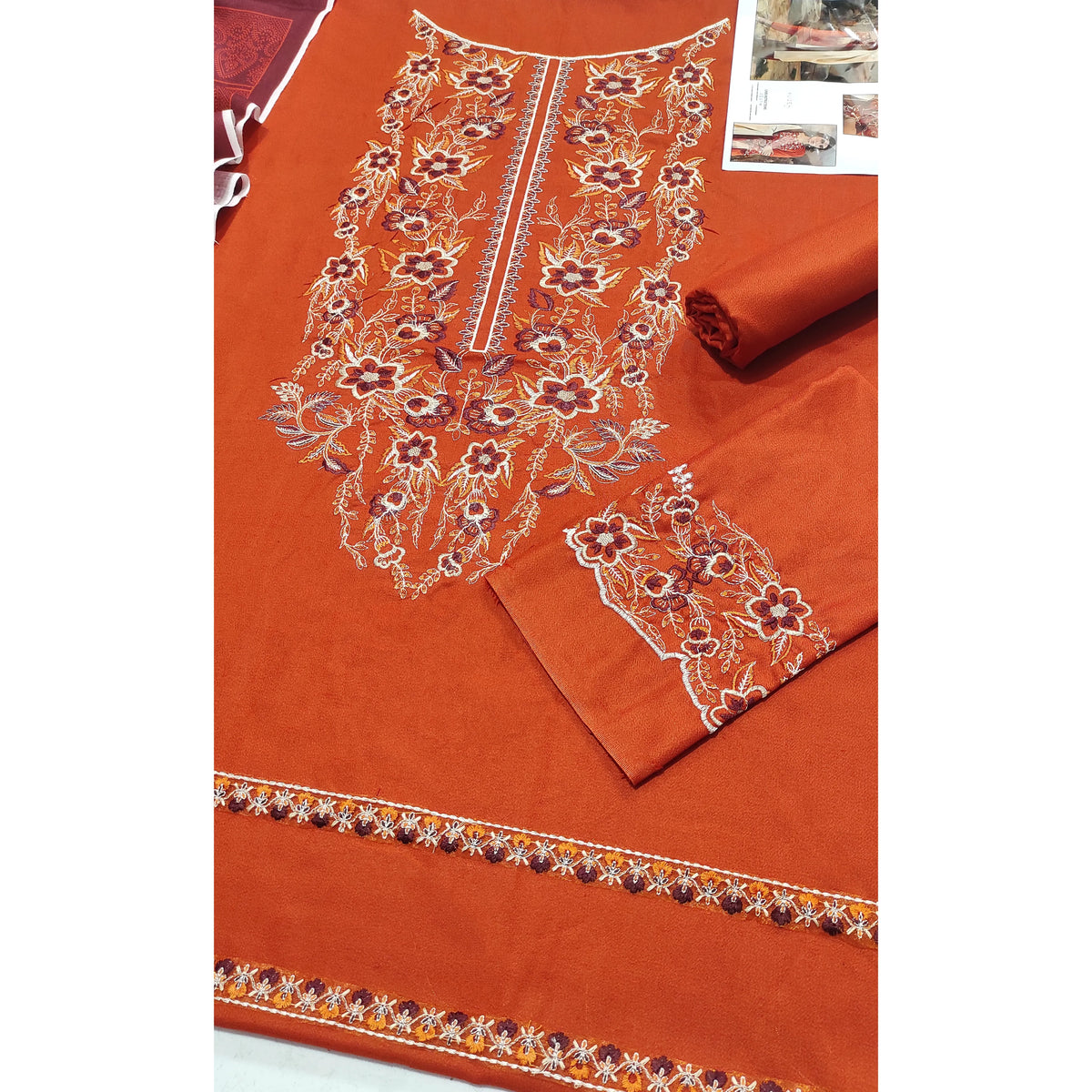 Luxury Dhanak Embroidered 3PC