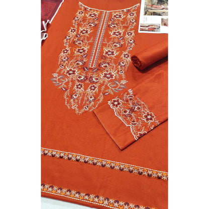 Luxury Dhanak Embroidered 3PC
