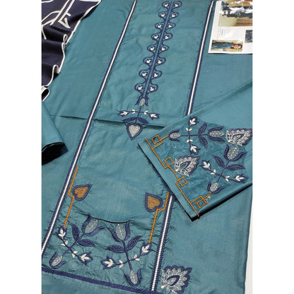 Luxury Dhanak Embroidered 3PC