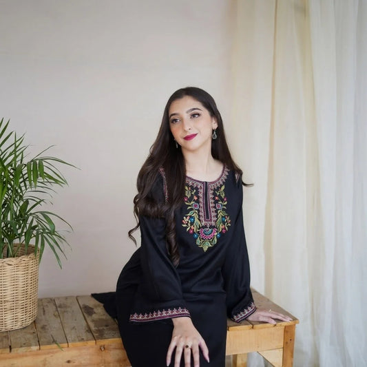 Luxury Dhanak Embroidered 3PC