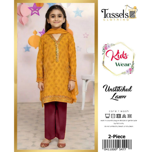 Kids Luxury Lawn 2Pc