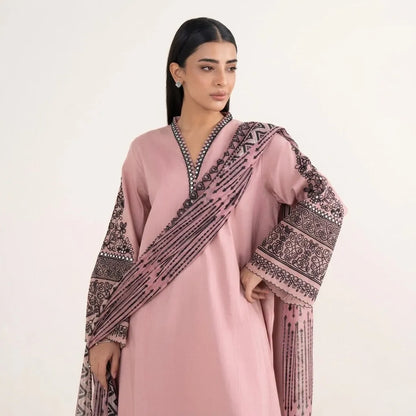 Luxury Dhanak Embroidered 3PC