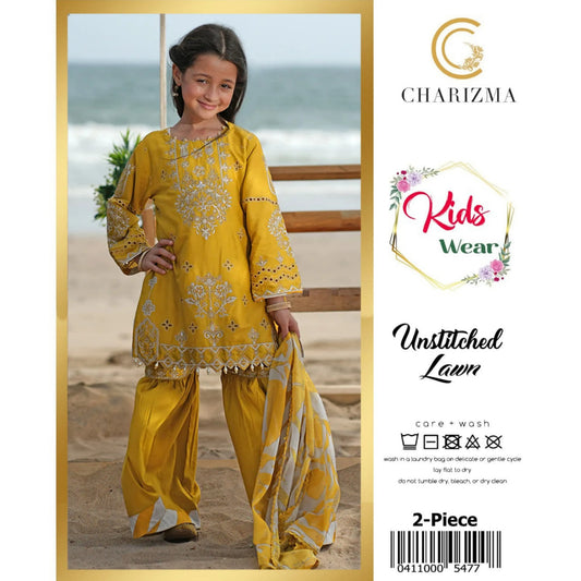 Kids Luxury Lawn 2Pc