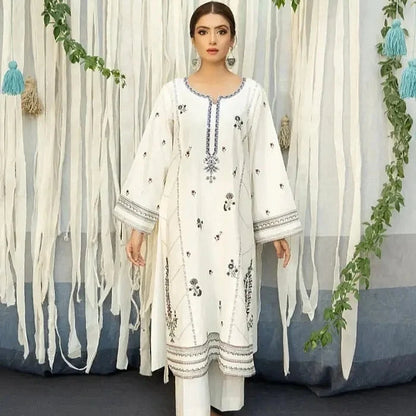 Luxury Dhanak Embroidered 3PC