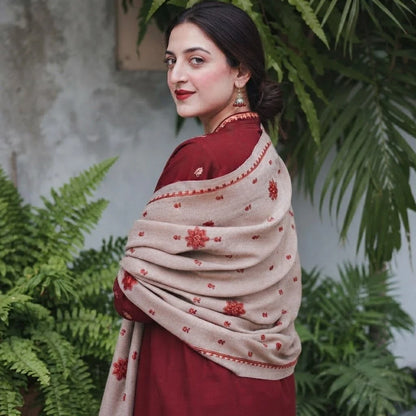 Luxury Dhanak Embroidered 3PC