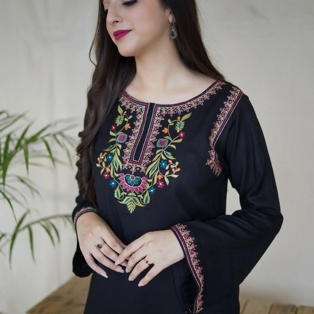 Luxury Dhanak Embroidered 3PC