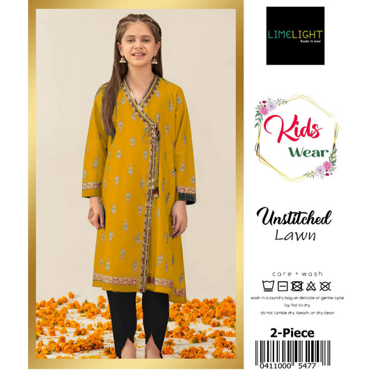 Kids Luxury Lawn 2Pc