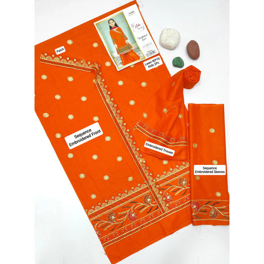 Kids Luxury Lawn 2Pc